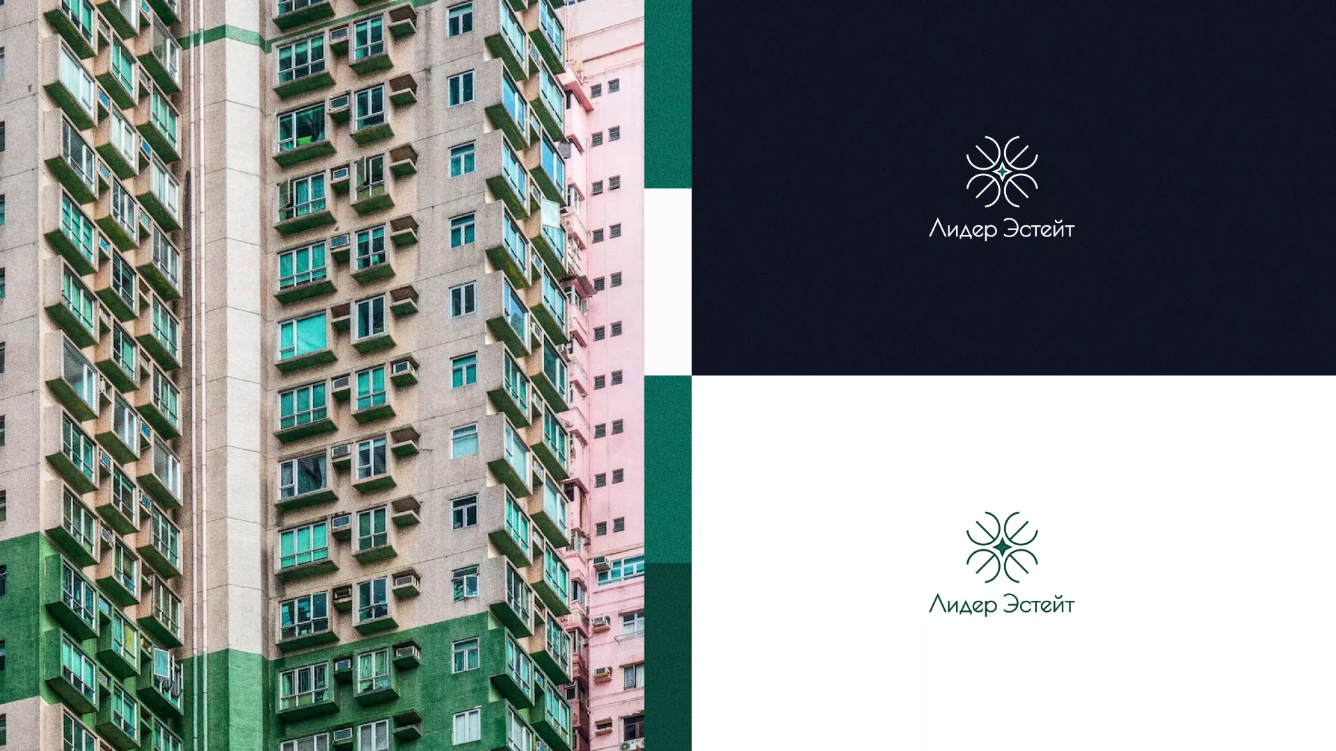Создание логотипа компании «Лидер Эстейт» в Ступино
